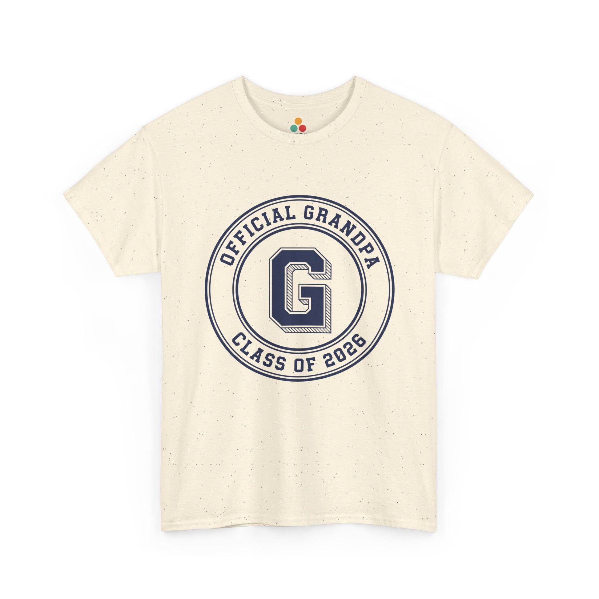 Official Grandpa Class of 2026 Creme T-Shirt – New Grandpa Gift | TEEZOCA 