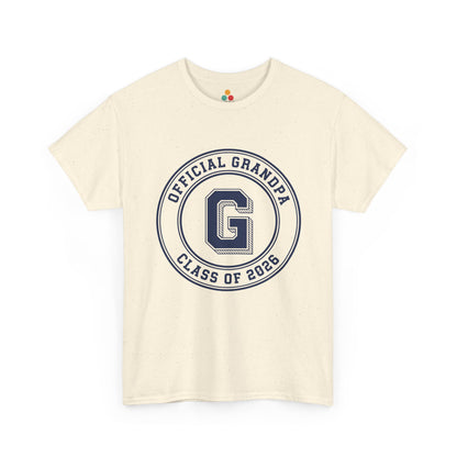 Official Grandpa Class of 2026 Creme T-Shirt – New Grandpa Gift | TEEZOCA 