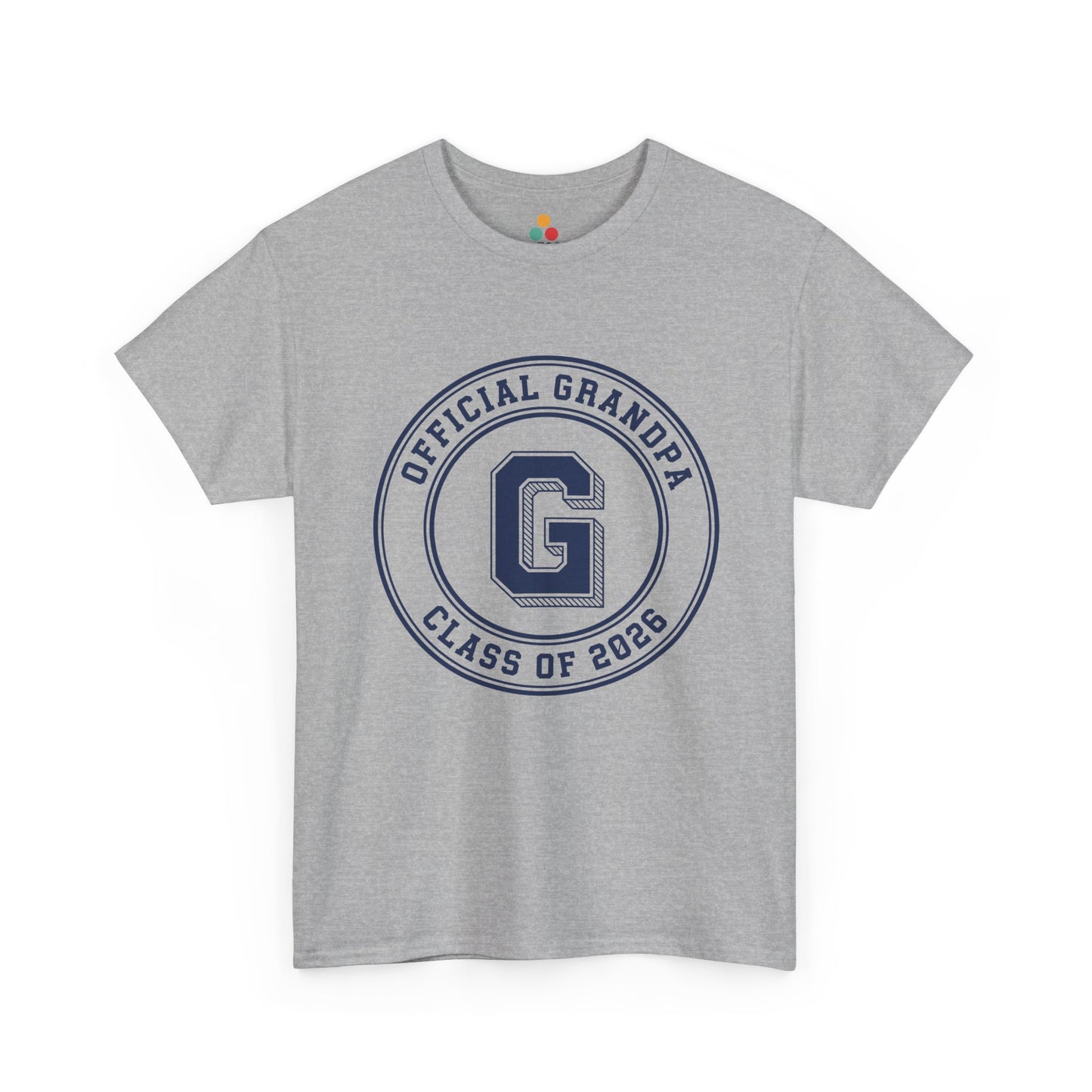 Official Grandpa Class of 2026 Gray T-Shirt – New Grandpa Gift | TEEZOCA 