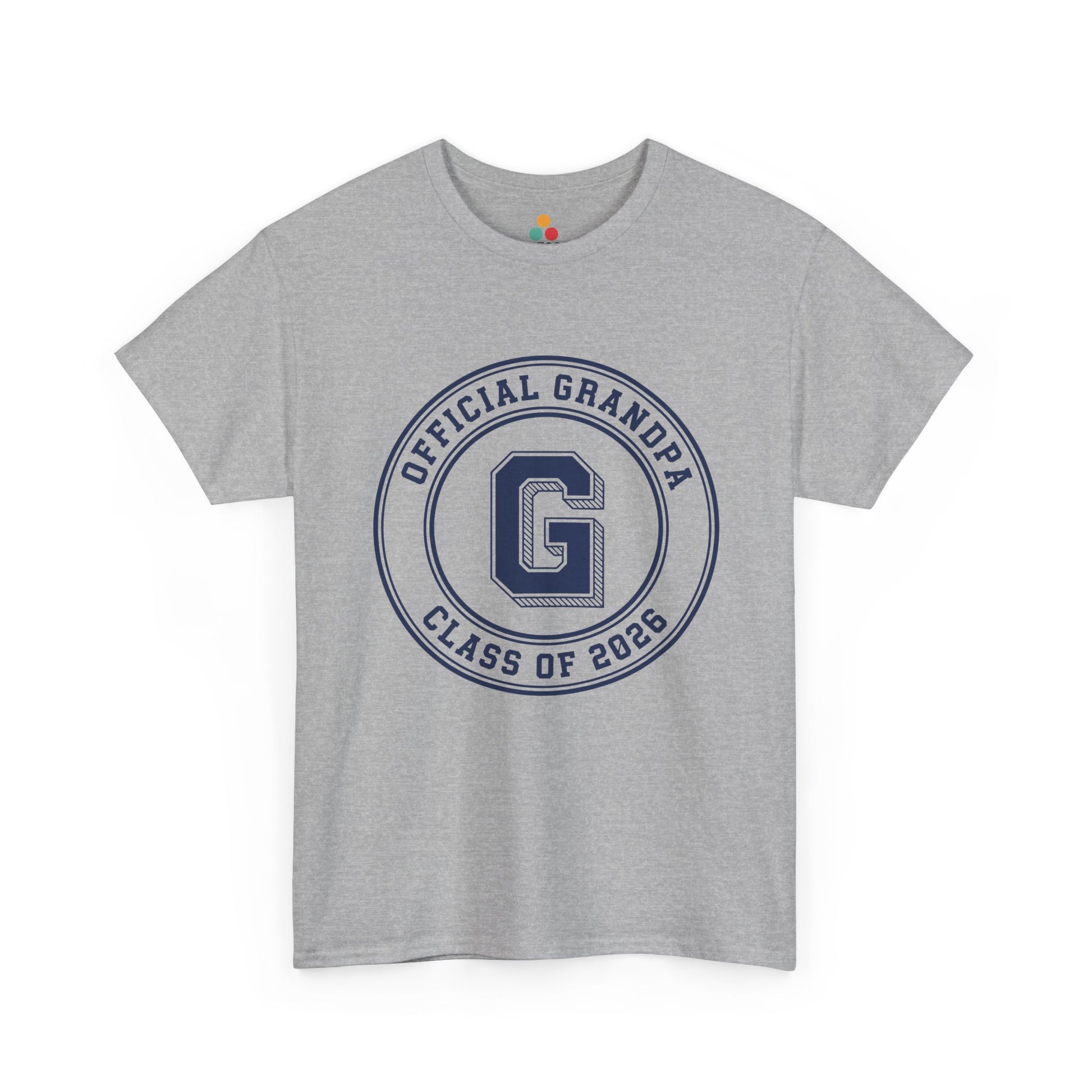 Official Grandpa Class of 2026 Gray T-Shirt – New Grandpa Gift | TEEZOCA 