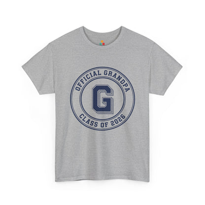 Official Grandpa Class of 2026 Gray T-Shirt – New Grandpa Gift | TEEZOCA 