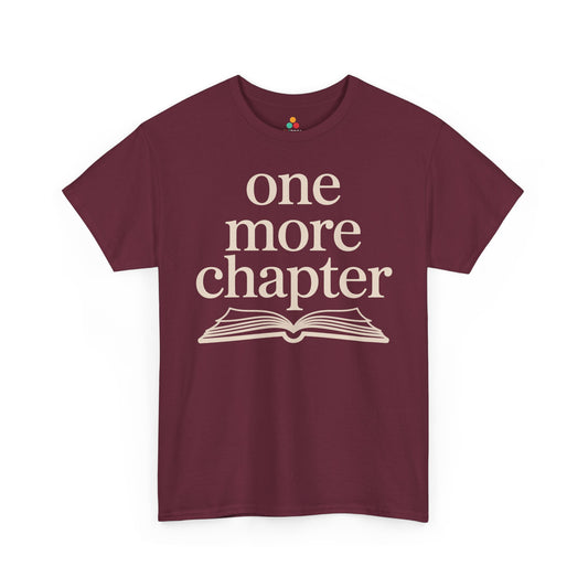 One More Chapter Book Lover Unisex T-shirt | TEEZOCA 