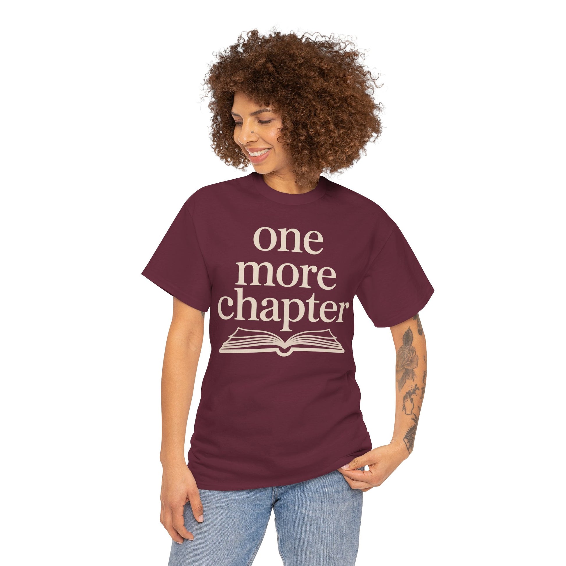 One More Chapter Book Lover Unisex T-shirt | TEEZOCA 