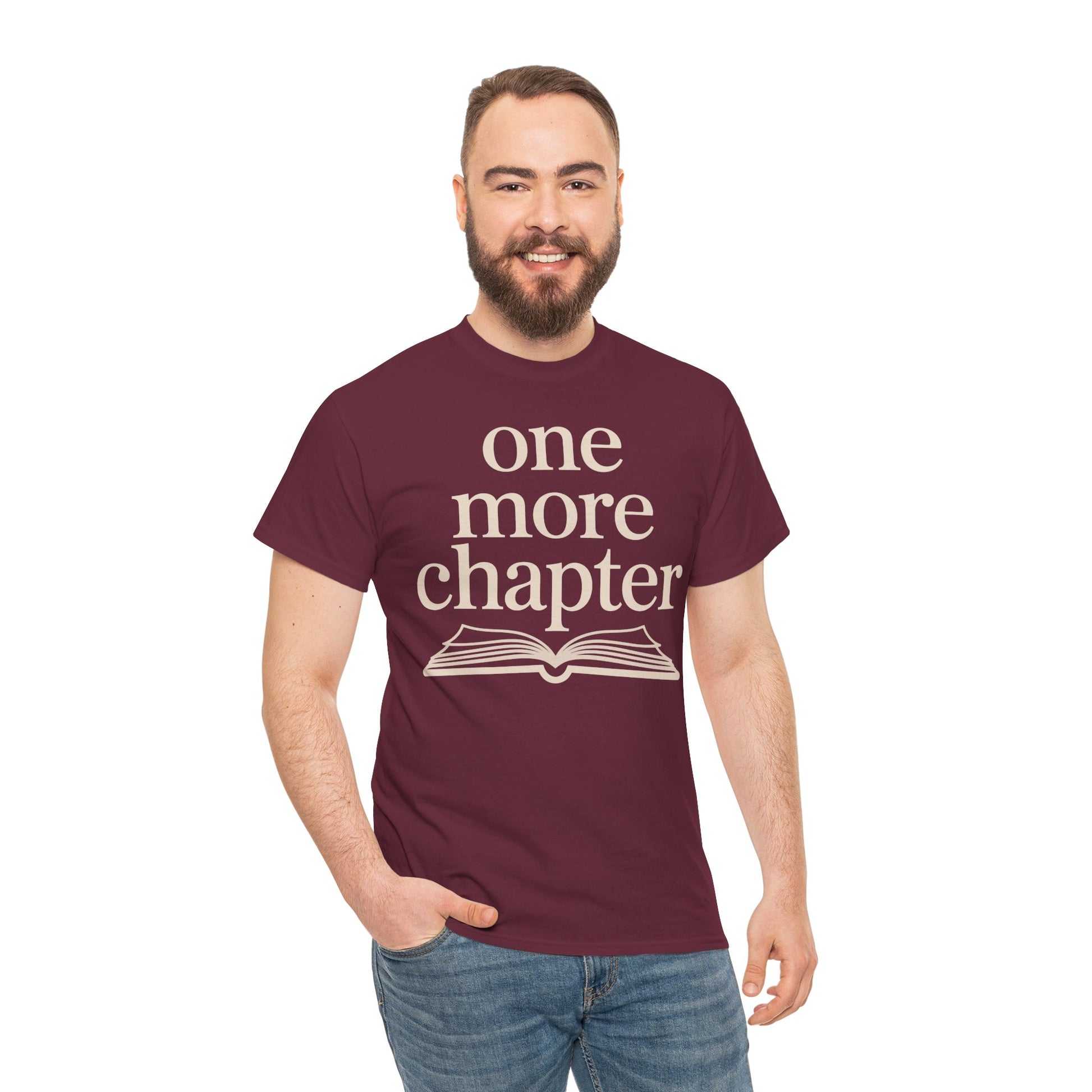 One More Chapter Book Lover Unisex T-shirt | TEEZOCA 