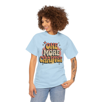 One More Chapter Retro Book Lover Unisex T-shirt | TEEZOCA 