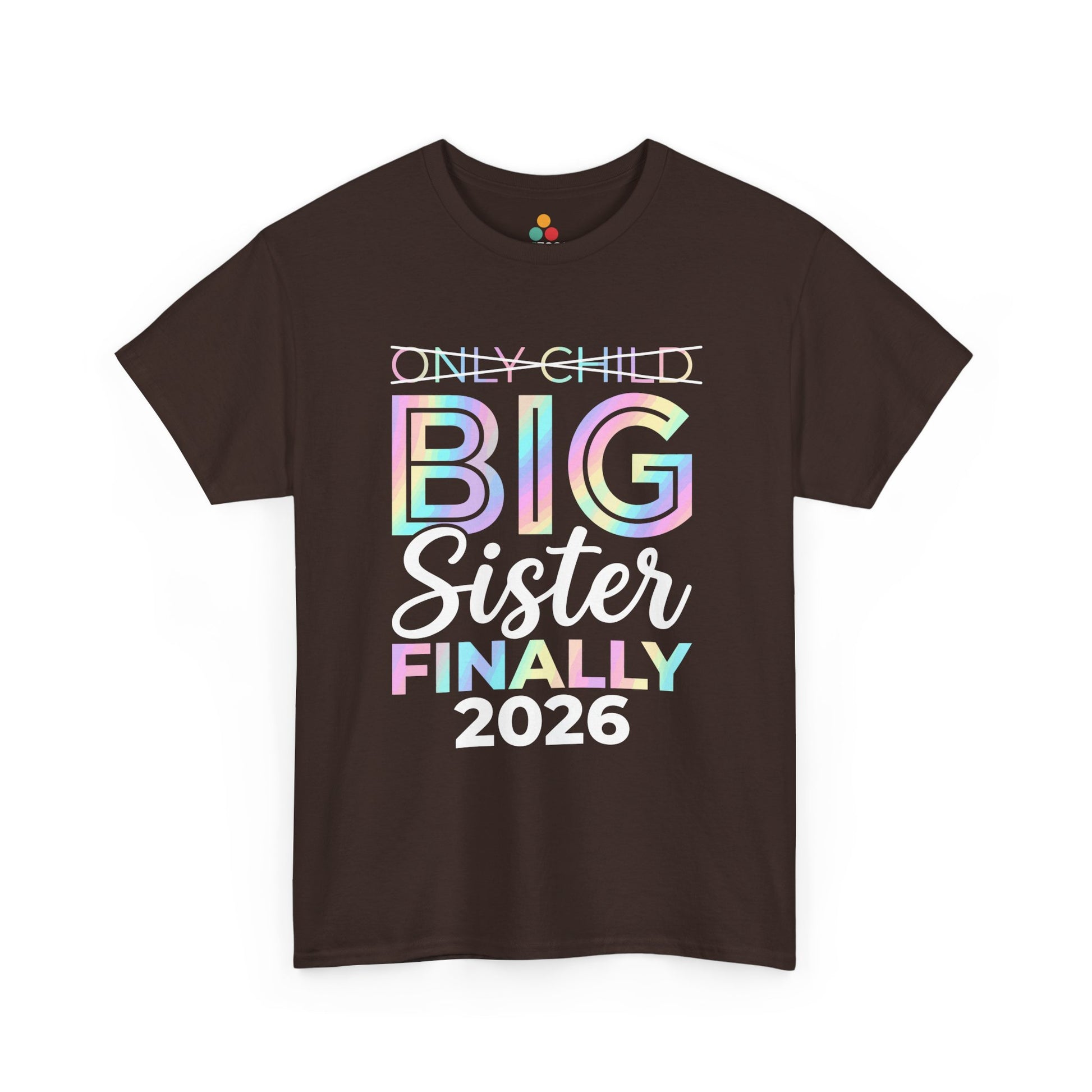 Only Child Big Sister Finally 2026 T-Shirt – Pregnancy Announcement Gift | TEEZOCA 
