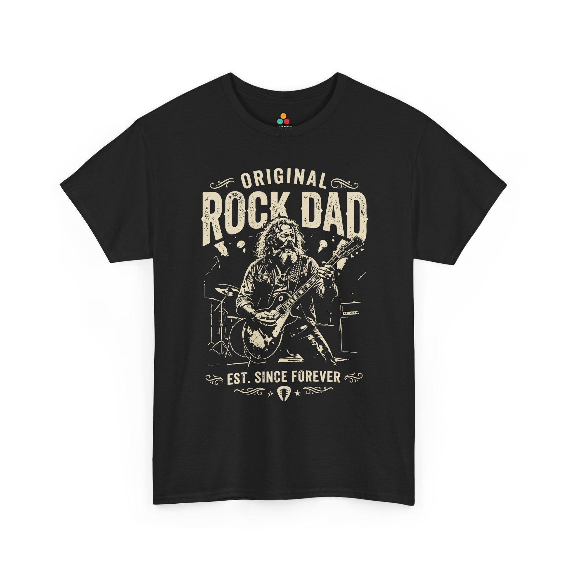 Original Rock Dad Guitar Vintage Unisex T-shirt Music Lover Gift | TEEZOCA 