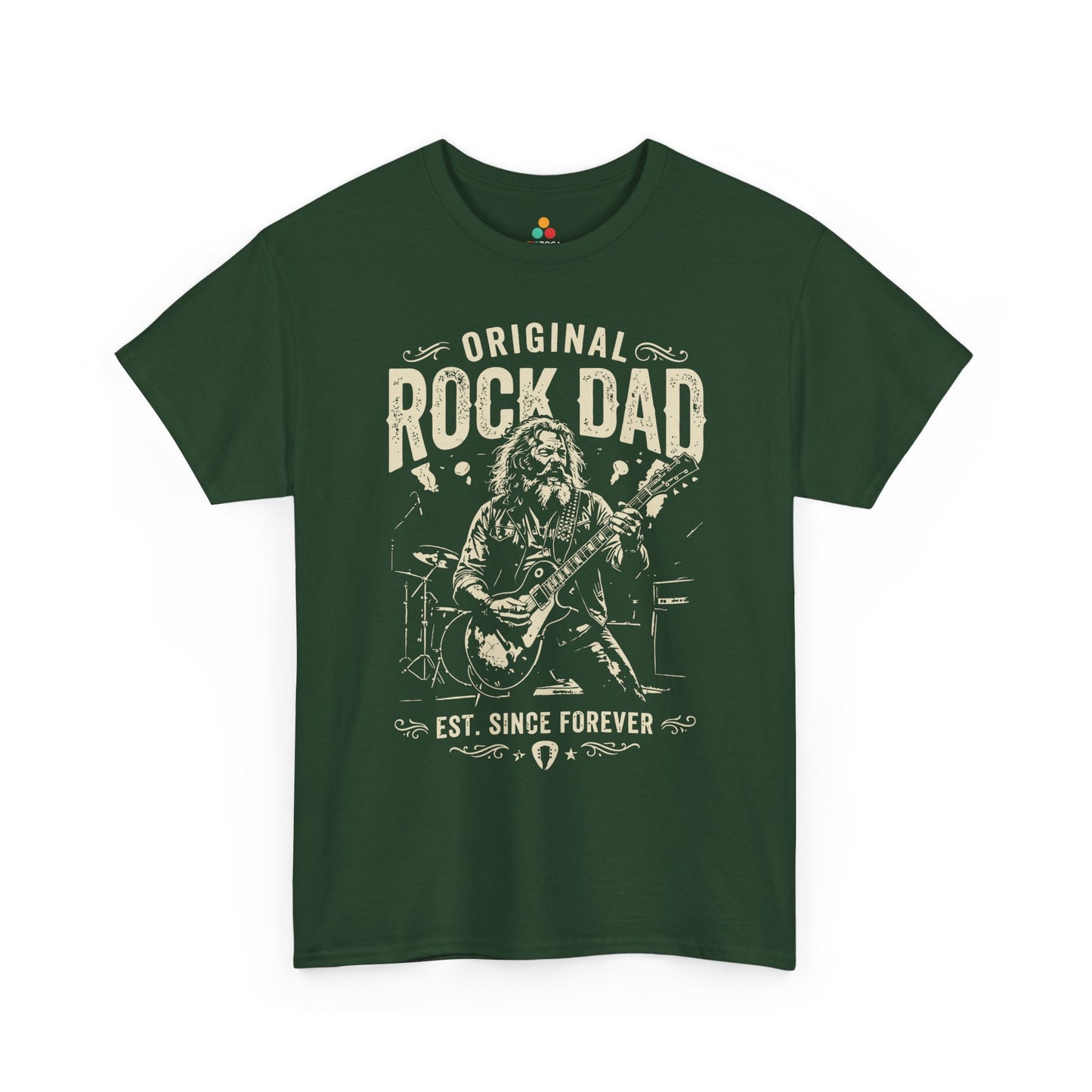 Original Rock Dad Guitar Vintage Unisex T-shirt Music Lover Gift | TEEZOCA 