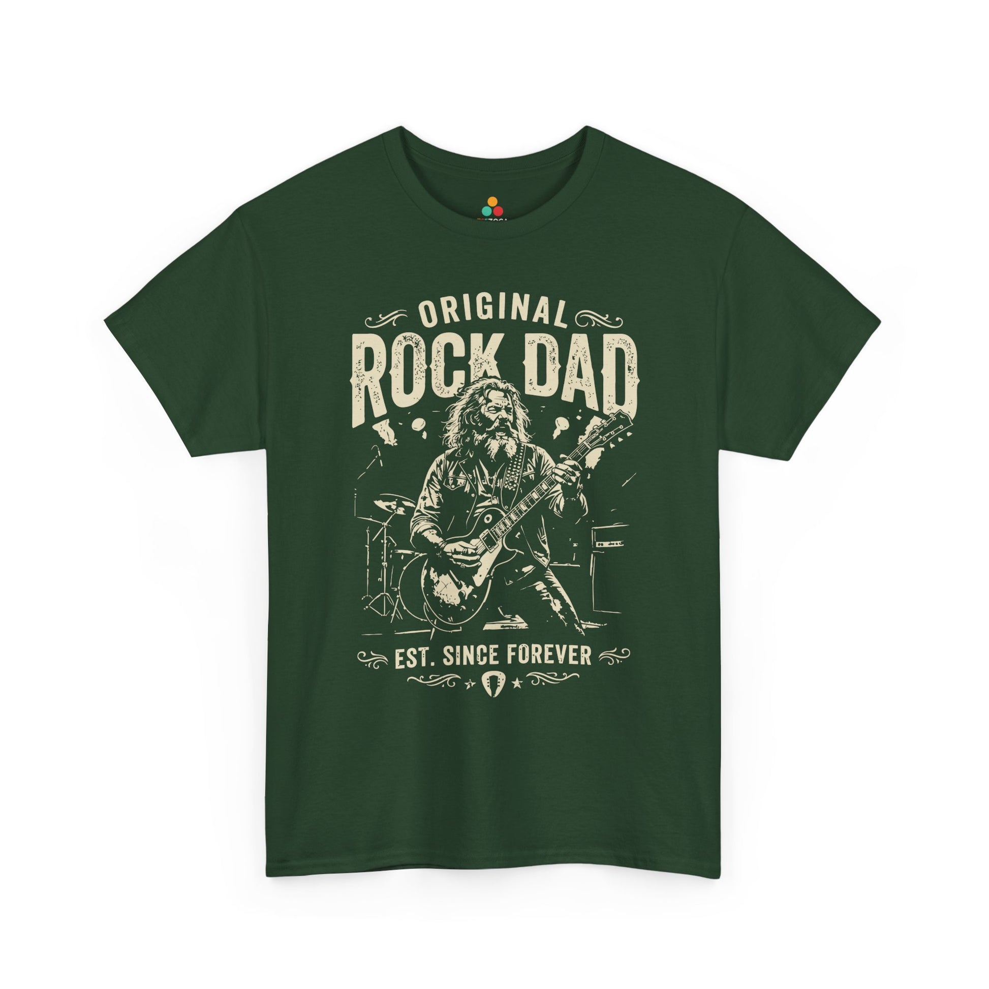 Original Rock Dad Guitar Vintage Unisex T-shirt Music Lover Gift | TEEZOCA 