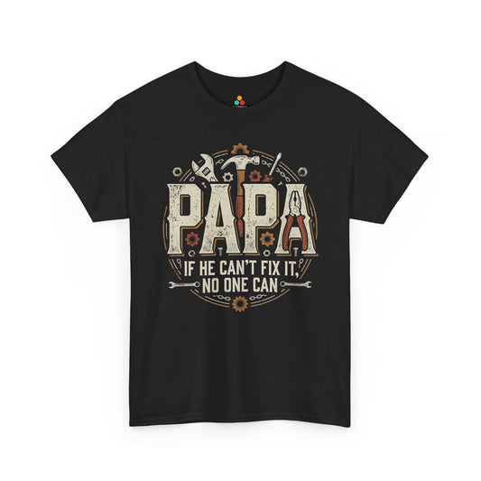 Funny Papa Mechanic If He Can’t Fix It No One Can T-shirt | TEEZOCA 