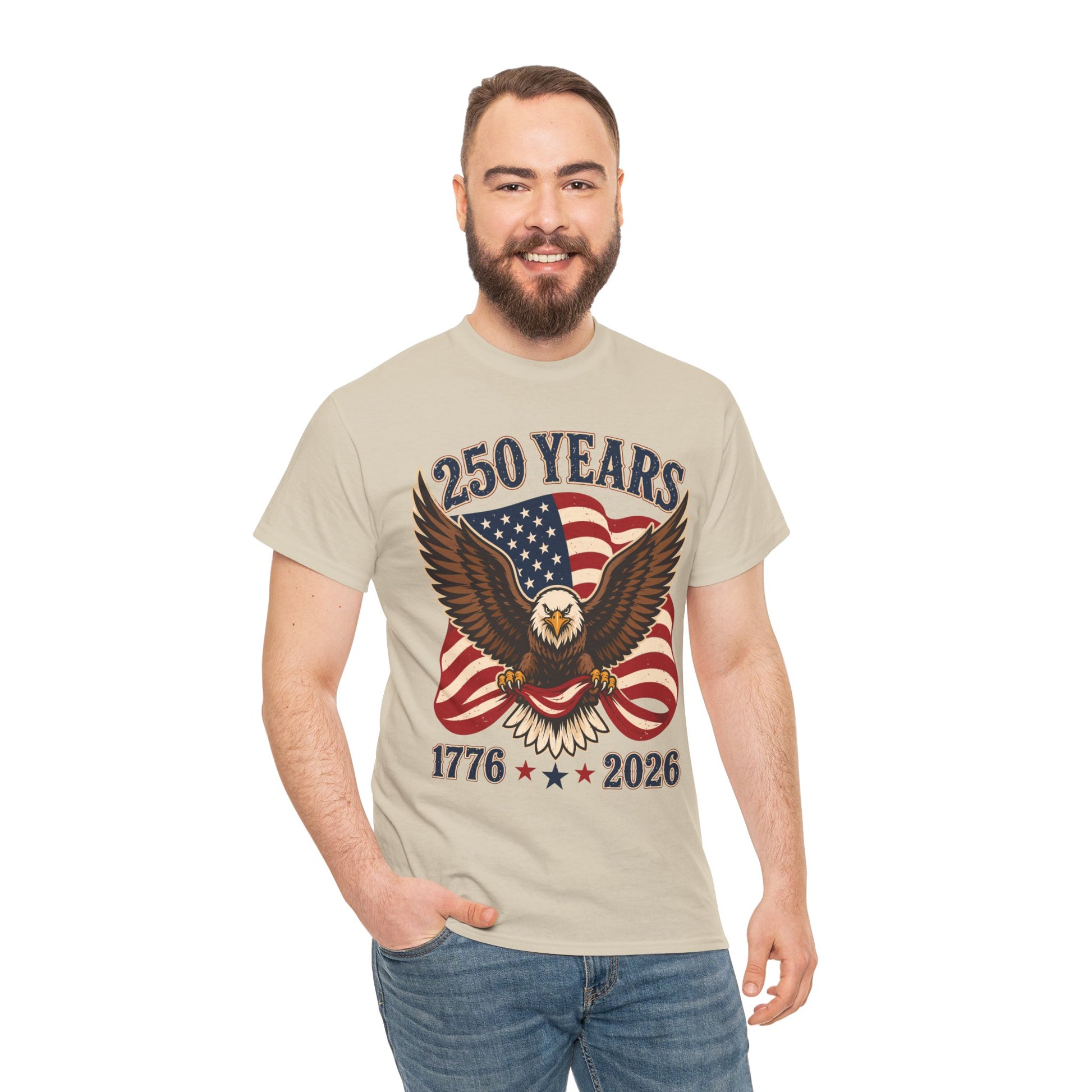 Patriotic Clothing — 4th of July Eagle Graphic T-shirt — TEEZOCA
