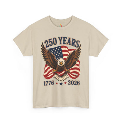 Patriotic Clothing — America 250 Eagle Graphic T-shirt for Men | TEEZOCA 