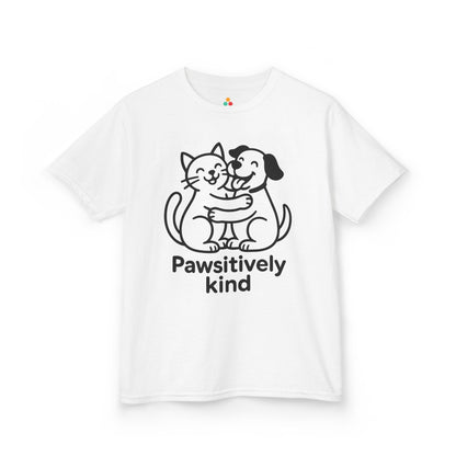 Pawsitively Kind Orange Unity Day Anti-Bullying Kids T-shirt | TEEZOCA orange Unity Day anti-bullying pet design Kids T-shirt