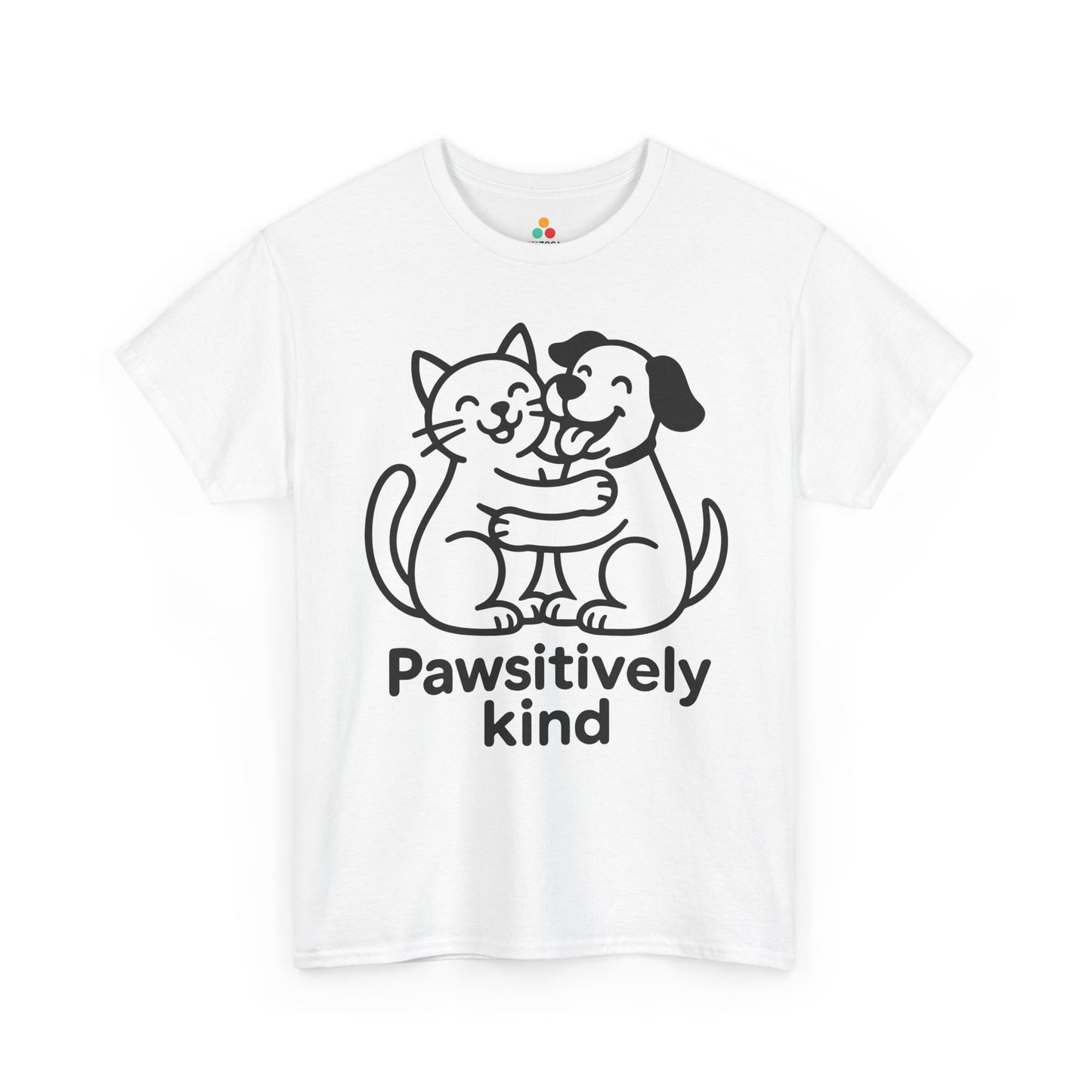 Pawsitively Kind Unity Day Anti-Bullying Awareness Unisex T-shirt | TEEZOCA Unity Day animal kindness design Unisex T-shirt
