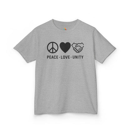 Peace Love Unity Orange Unity Day Anti-Bullying Kids T-shirt | TEEZOCA be kind peace love anti-bullying Kids T-shirt