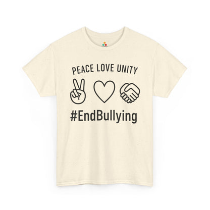 Peace Love Unity Unisex T-shirt for Unity Day Anti-Bullying Awareness | TEEZOCA be kind peace love unity Unisex T-shirt streetwear