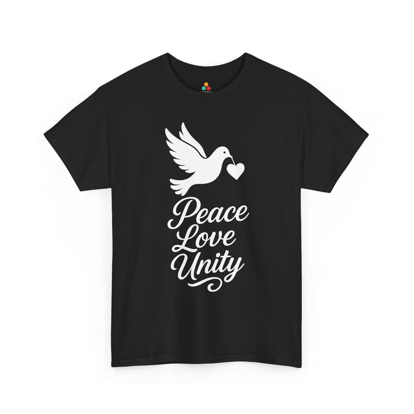 Peace Love Unity Unisex T-shirt for Unity Day Kindness Awareness | TEEZOCA Unity Day Orange spirit peace love Unisex T-shirt design