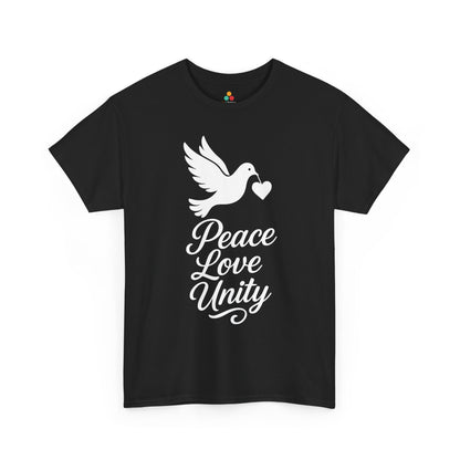 Peace Love Unity Unisex T-shirt for Unity Day Kindness Awareness | TEEZOCA Unity Day Orange spirit peace love Unisex T-shirt design
