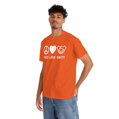 Peace Love Unity Unity Day Anti-Bullying Unisex T-shirt | TEEZOCA 