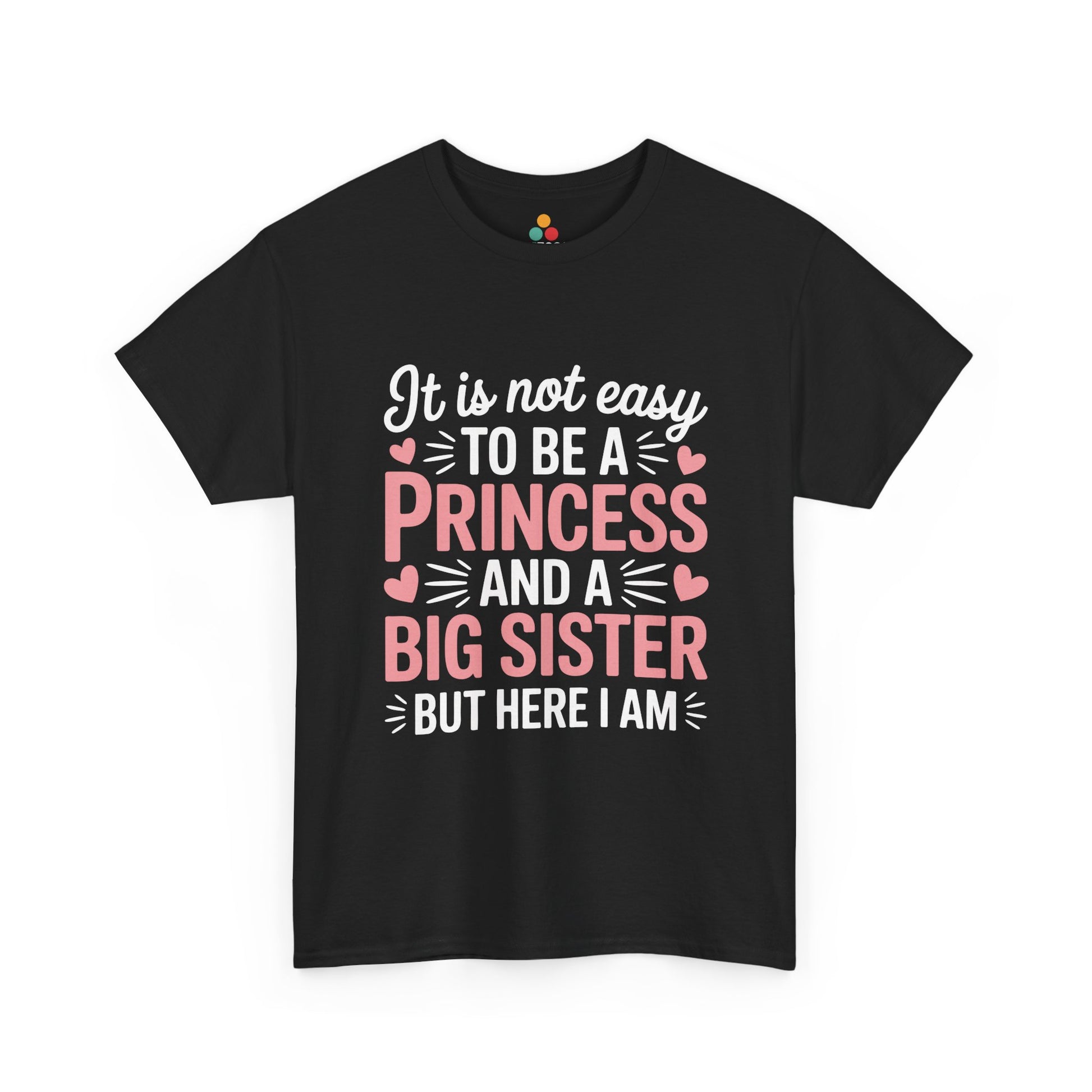 Princess Big Sister Funny T-Shirt – Cute Sibling Graphic Tee | TEEZOCA 
