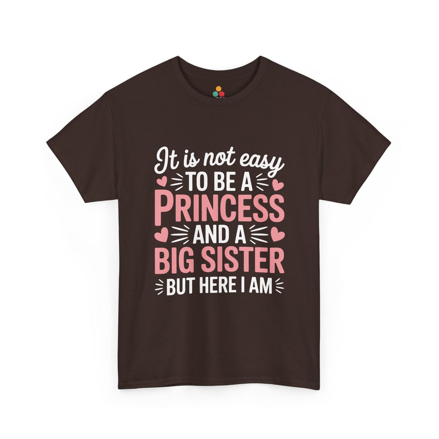 Princess Big Sister Funny T-Shirt – Cute Sibling Graphic Tee | TEEZOCA 