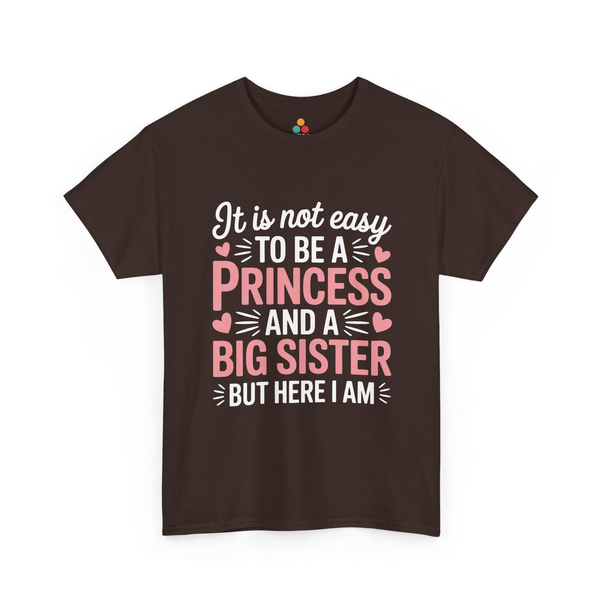 Princess Big Sister Funny T-Shirt – Cute Sibling Graphic Tee | TEEZOCA 