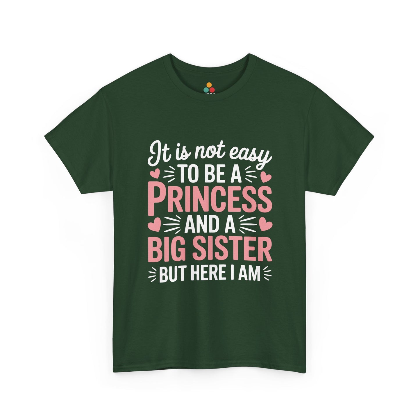 Princess Big Sister Funny T-Shirt – Cute Sibling Graphic Tee | TEEZOCA 