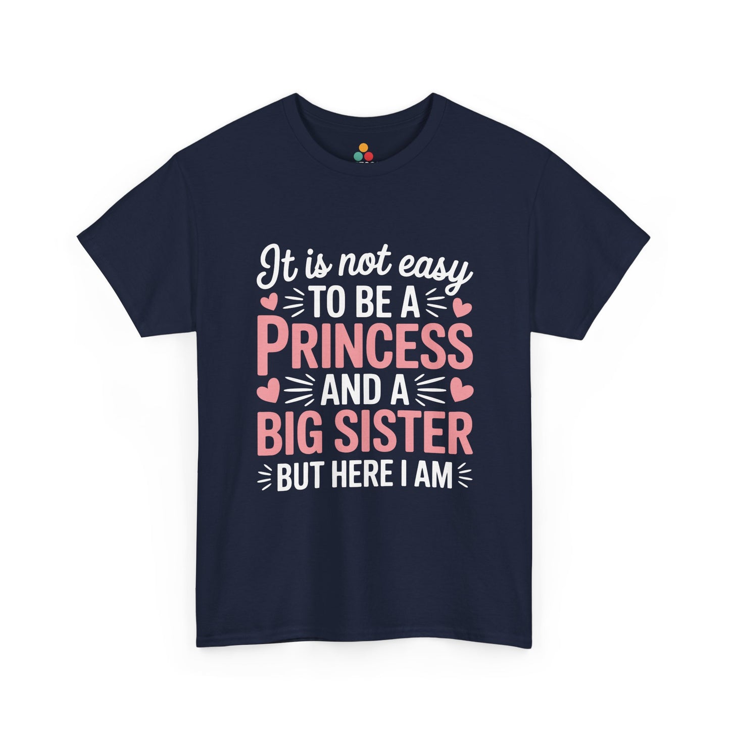 Princess Big Sister Funny T-Shirt – Cute Sibling Graphic Tee | TEEZOCA 