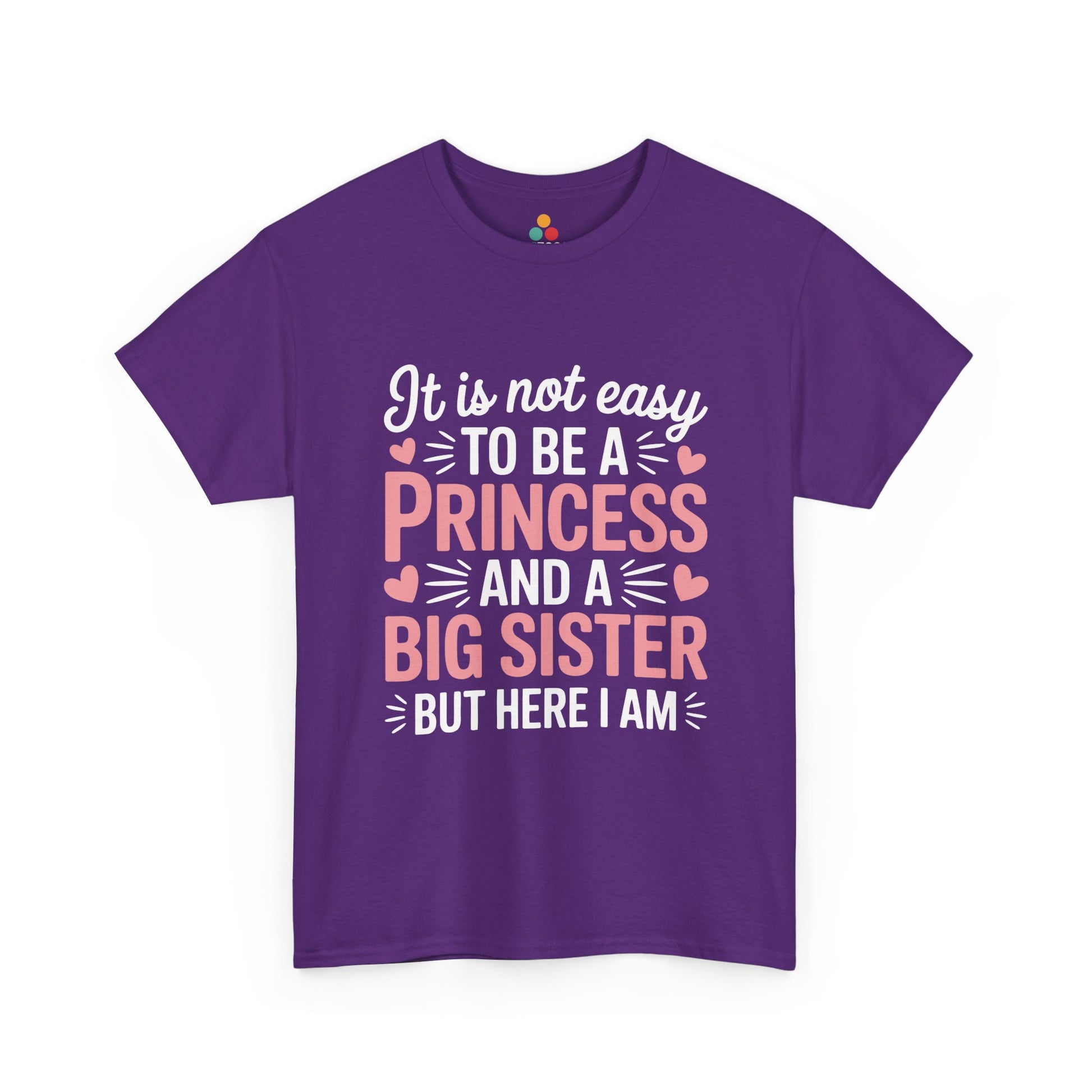 Princess Big Sister Funny T-Shirt – Cute Sibling Graphic Tee | TEEZOCA 
