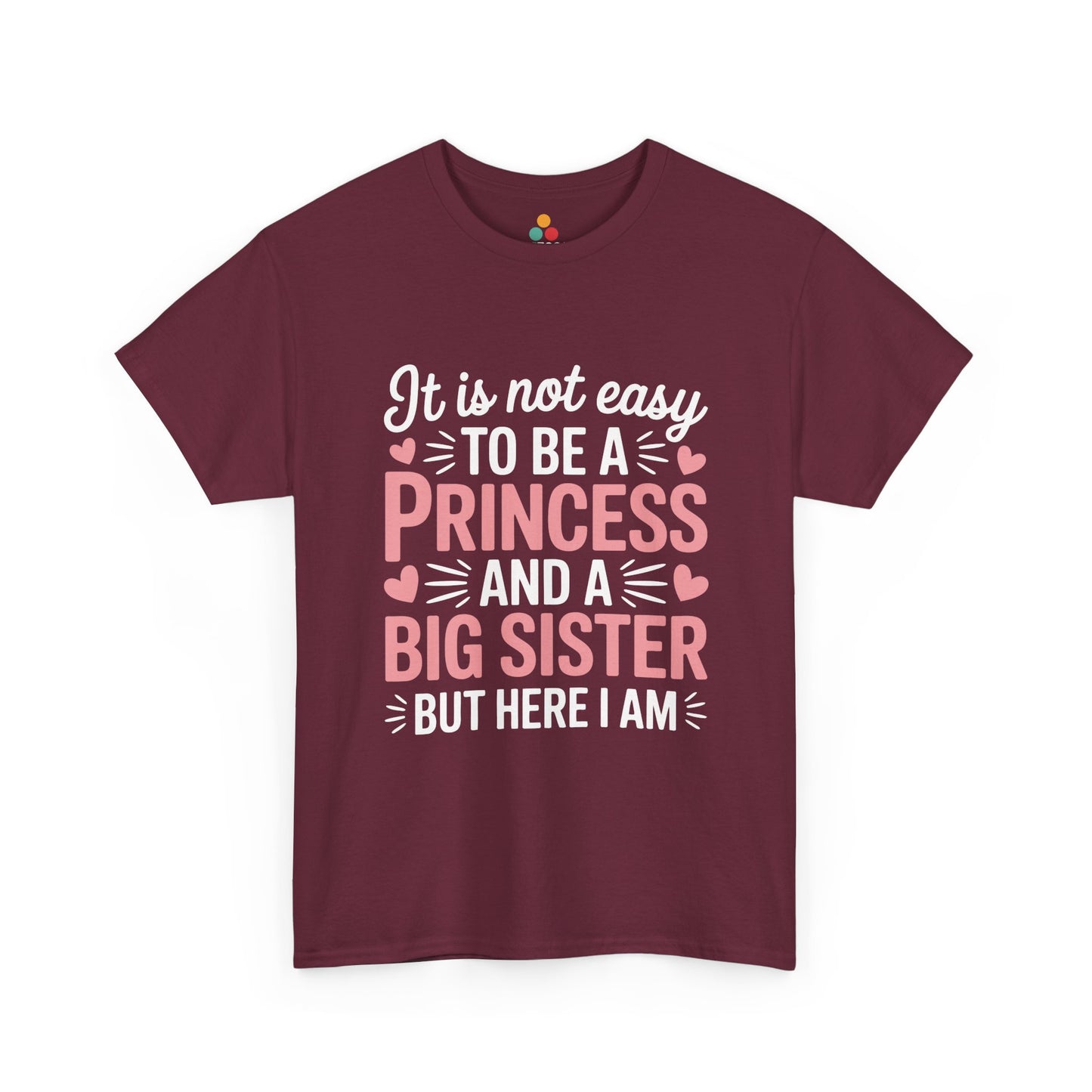 Princess Big Sister Funny T-Shirt – Cute Sibling Graphic Tee | TEEZOCA 