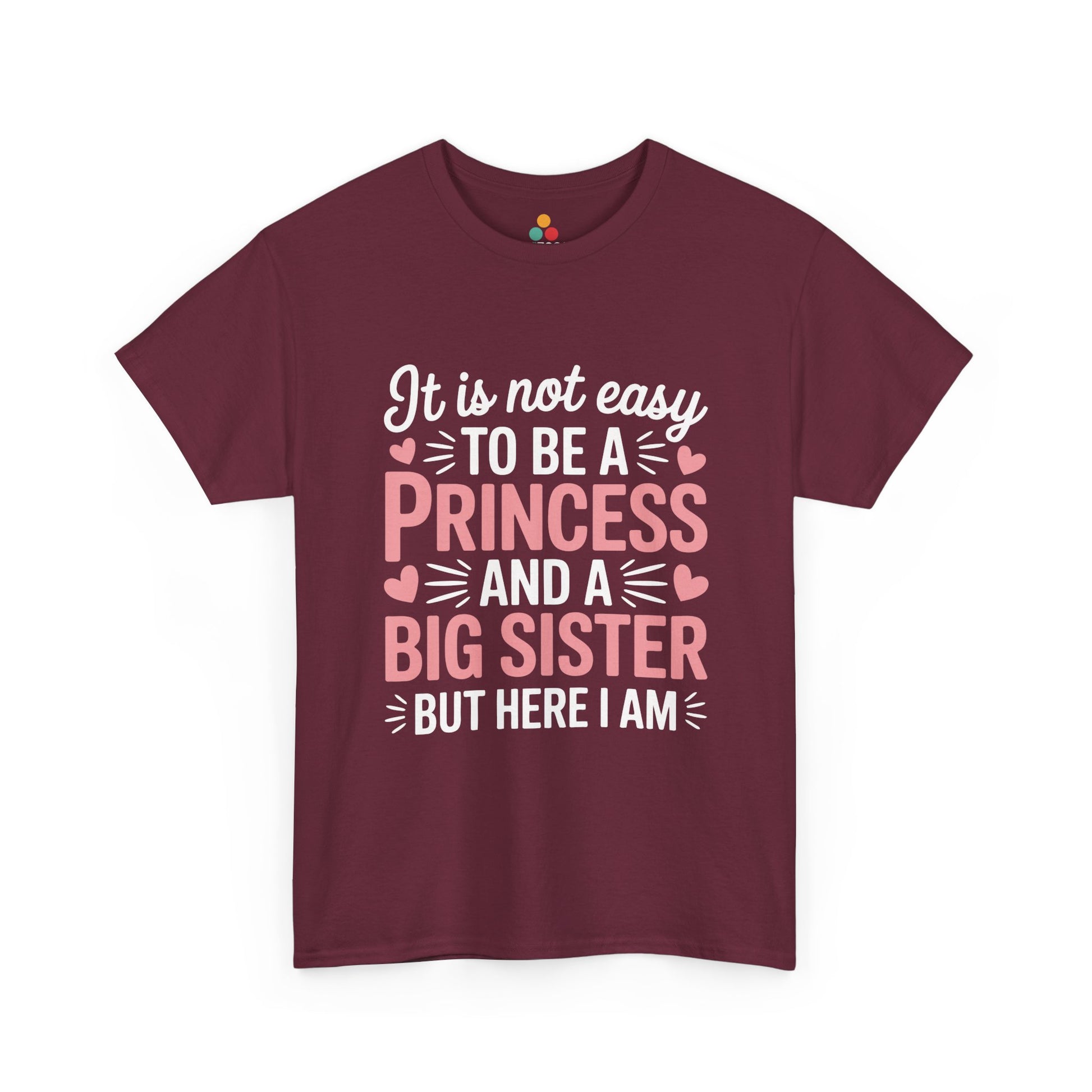 Princess Big Sister Funny T-Shirt – Cute Sibling Graphic Tee | TEEZOCA 