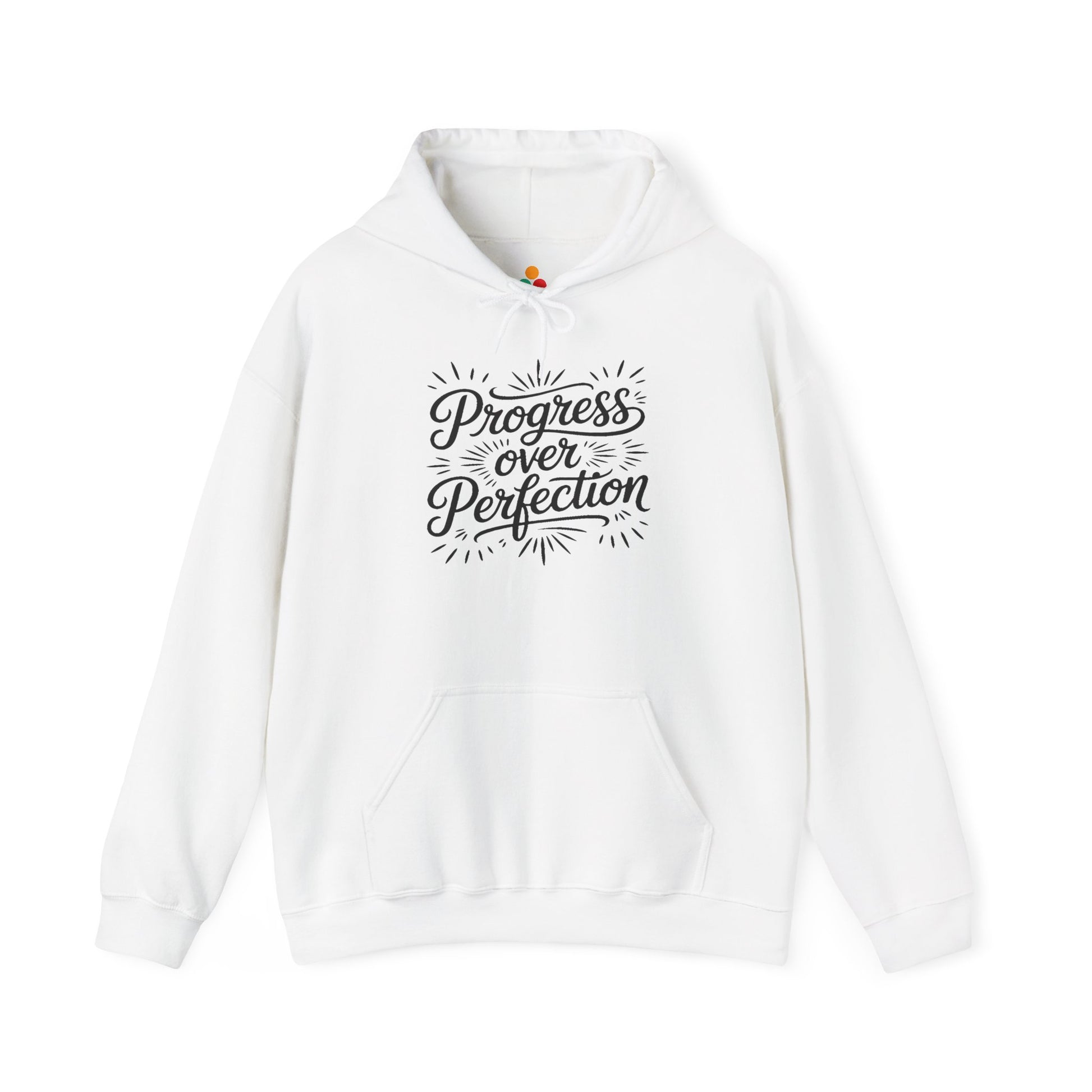 Progress Over Perfection Unisex Heavy Blend Hoodie | TEEZOCA 