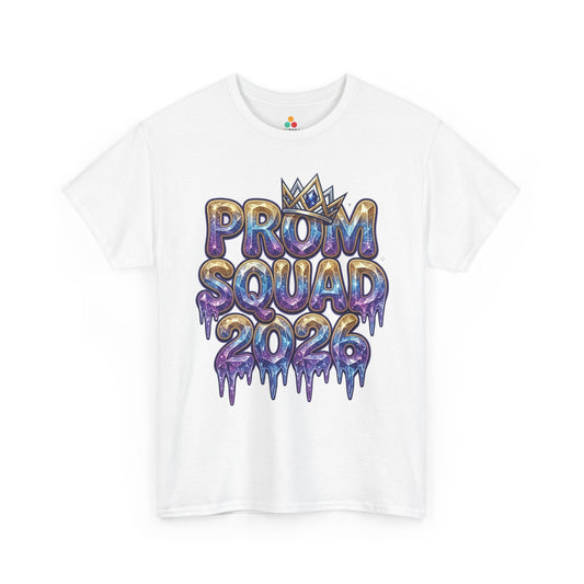 Prom Squad 2026 Aesthetic Graphic Unisex T-shirt – Matching Friends | TEEZOCA 