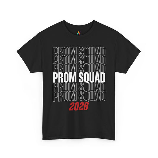 Prom Squad 2026 Shirt Matching Group Funny Unisex T-shirt | TEEZOCA 