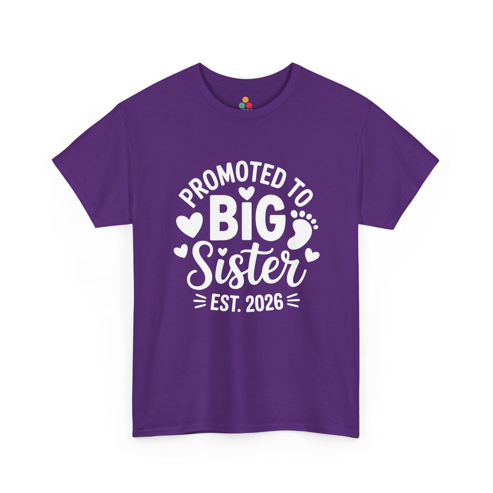 Promoted To Big Sister Est 2026 T-Shirt – Big Sister Gift | TEEZOCA 