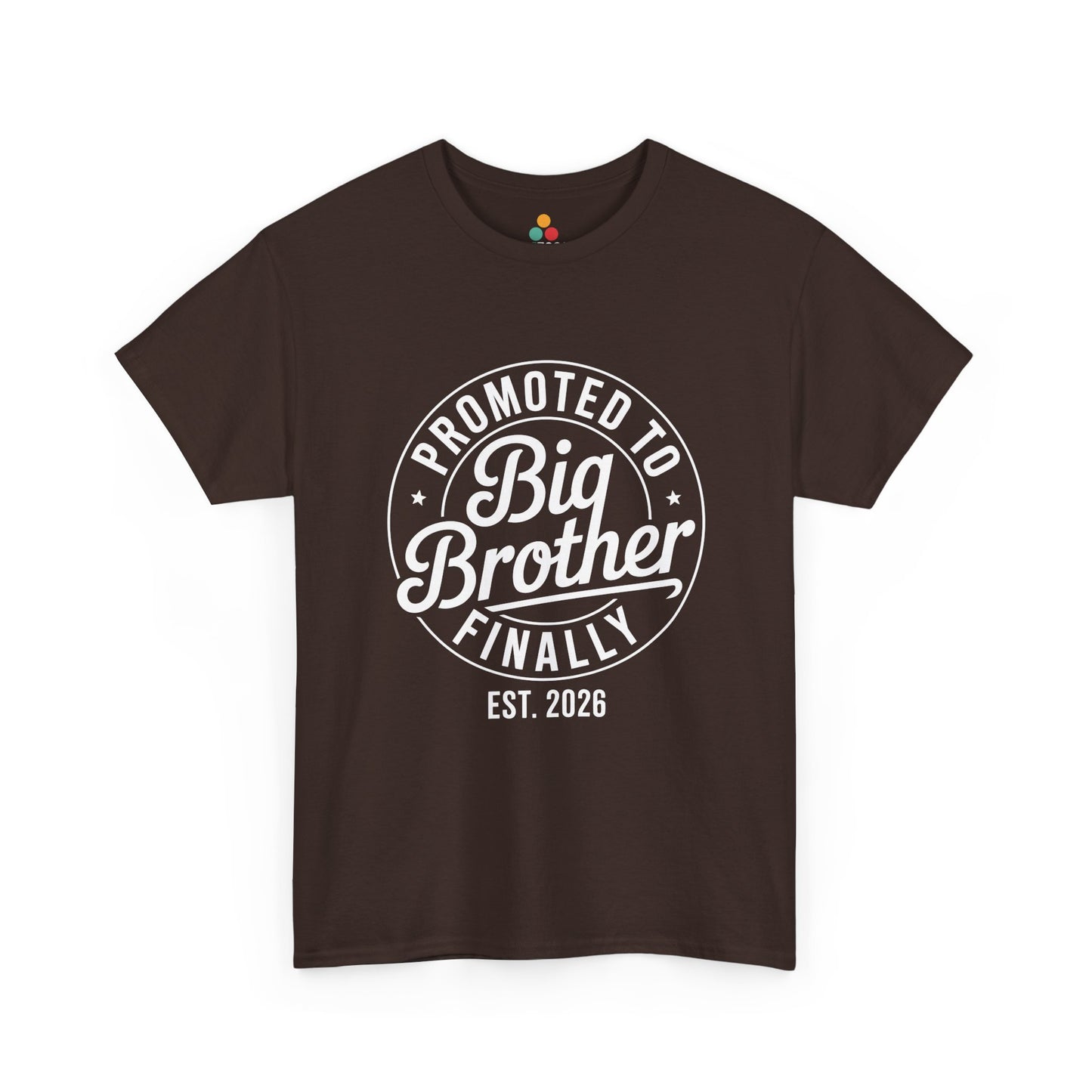 Promoted to Big Brother Finally Est. 2026 T-Shirt – Funny Big Bro Tee | TEEZOCA 
