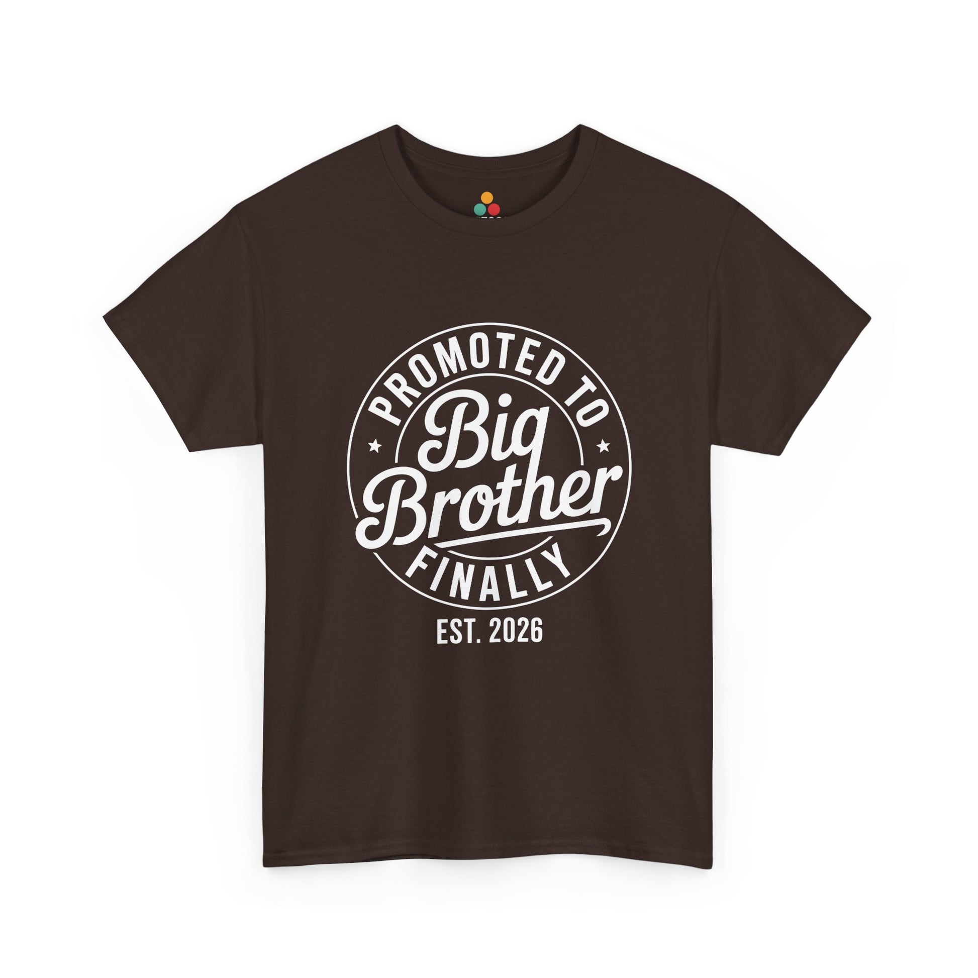 Promoted to Big Brother Finally Est. 2026 T-Shirt – Funny Big Bro Tee | TEEZOCA 