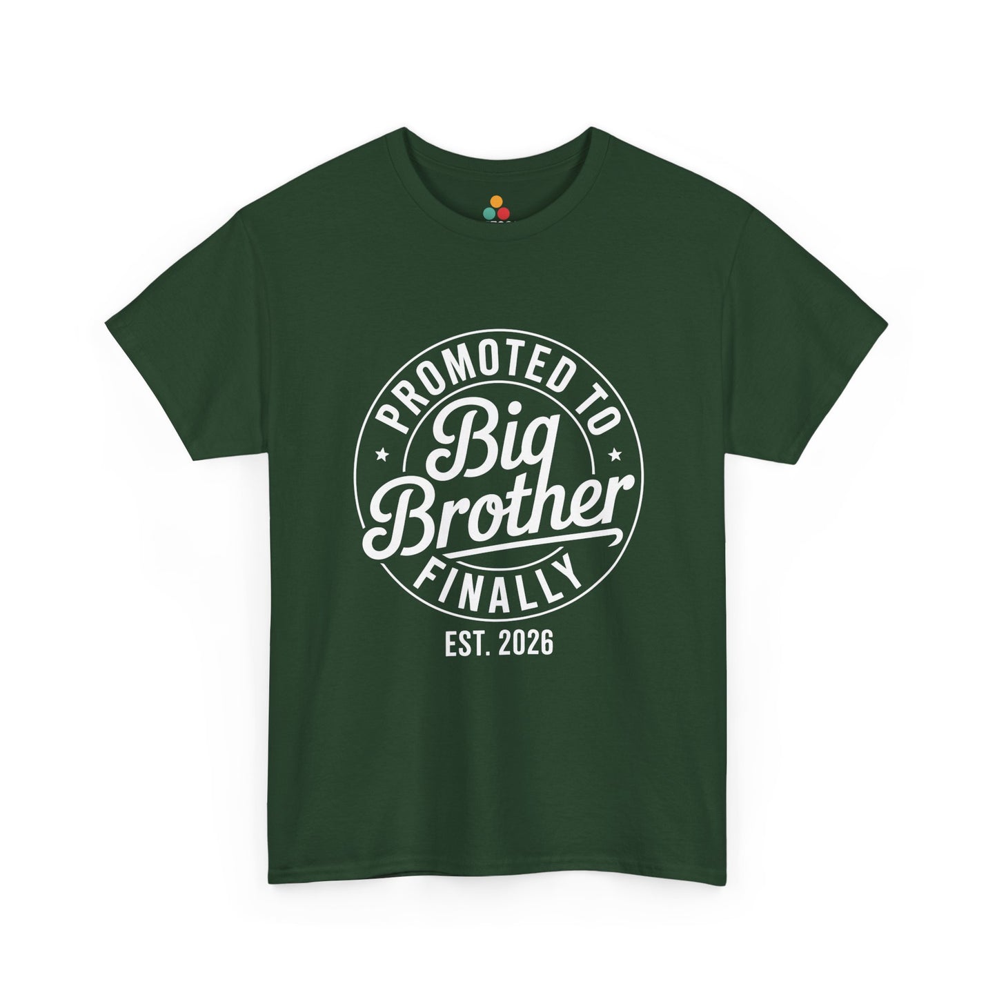 Promoted to Big Brother Finally Est. 2026 T-Shirt – Funny Big Bro Tee | TEEZOCA 