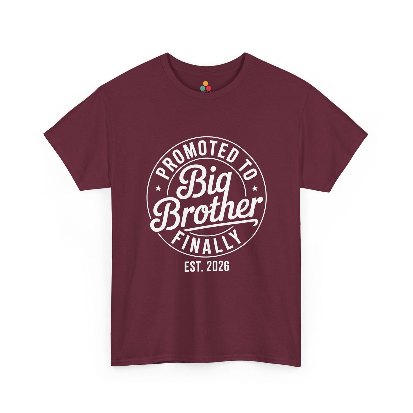 Promoted to Big Brother Finally Est. 2026 T-Shirt – Funny Big Bro Tee | TEEZOCA 