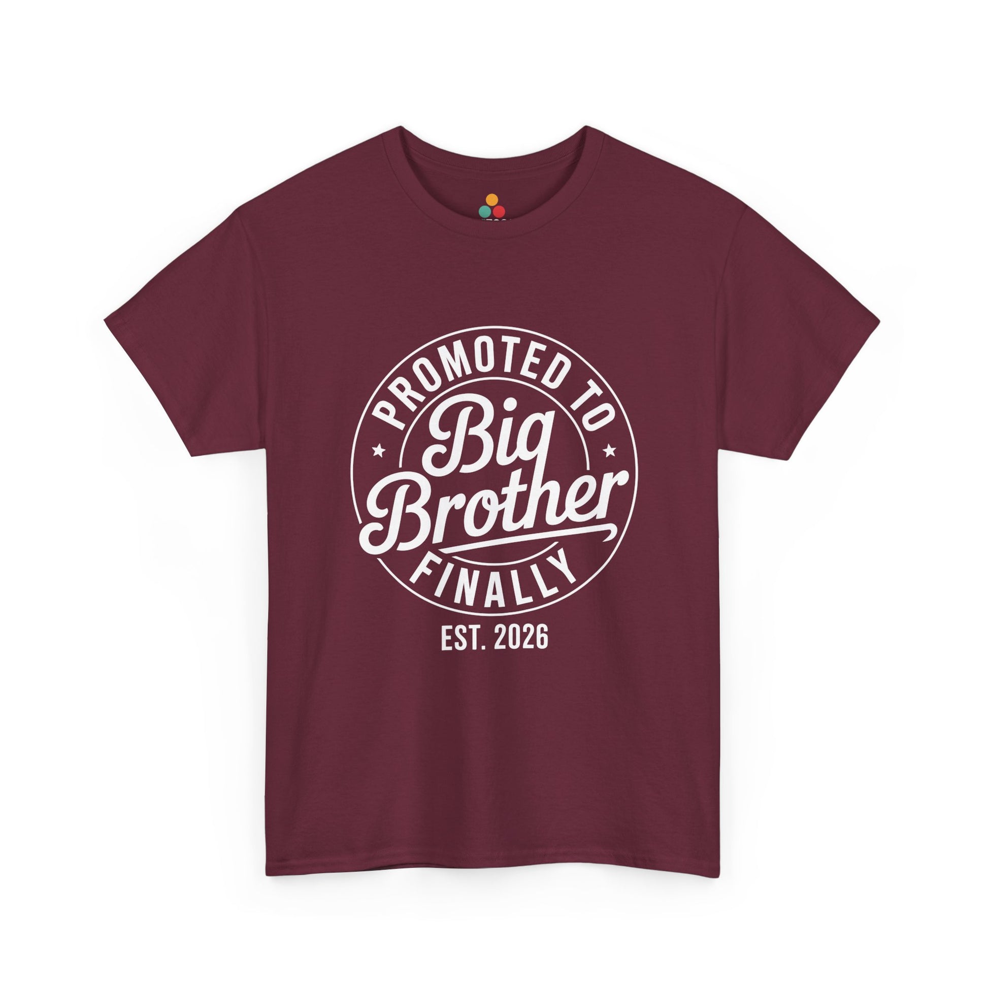Promoted to Big Brother Finally Est. 2026 T-Shirt – Funny Big Bro Tee | TEEZOCA 