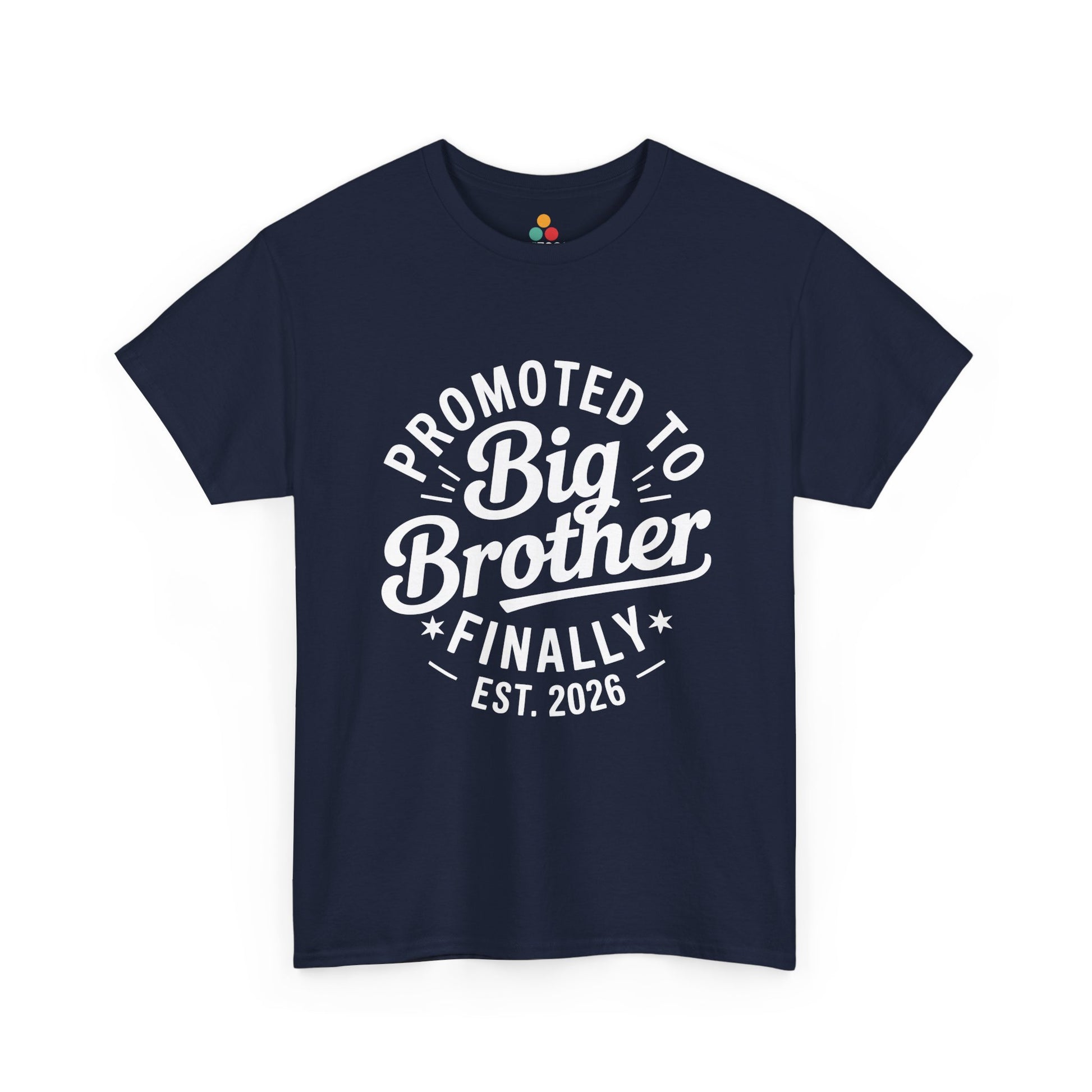Promoted to Big Brother Finally Est. 2026 T-Shirt – Funny New Sibling Announcement Tee | TEEZOCA 