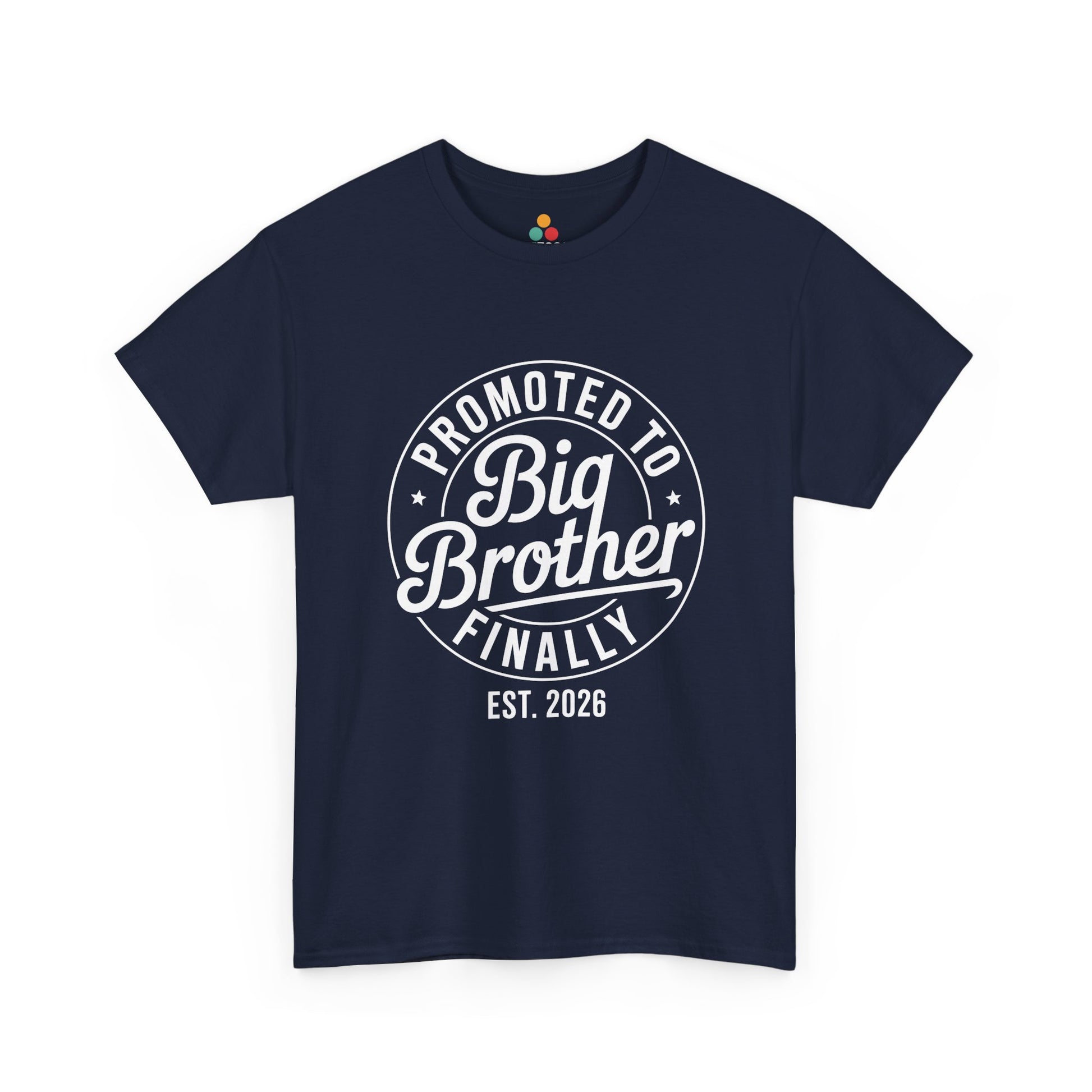 Promoted to Big Brother Finally Est. 2026 T-Shirt – Funny Big Bro Tee | TEEZOCA 