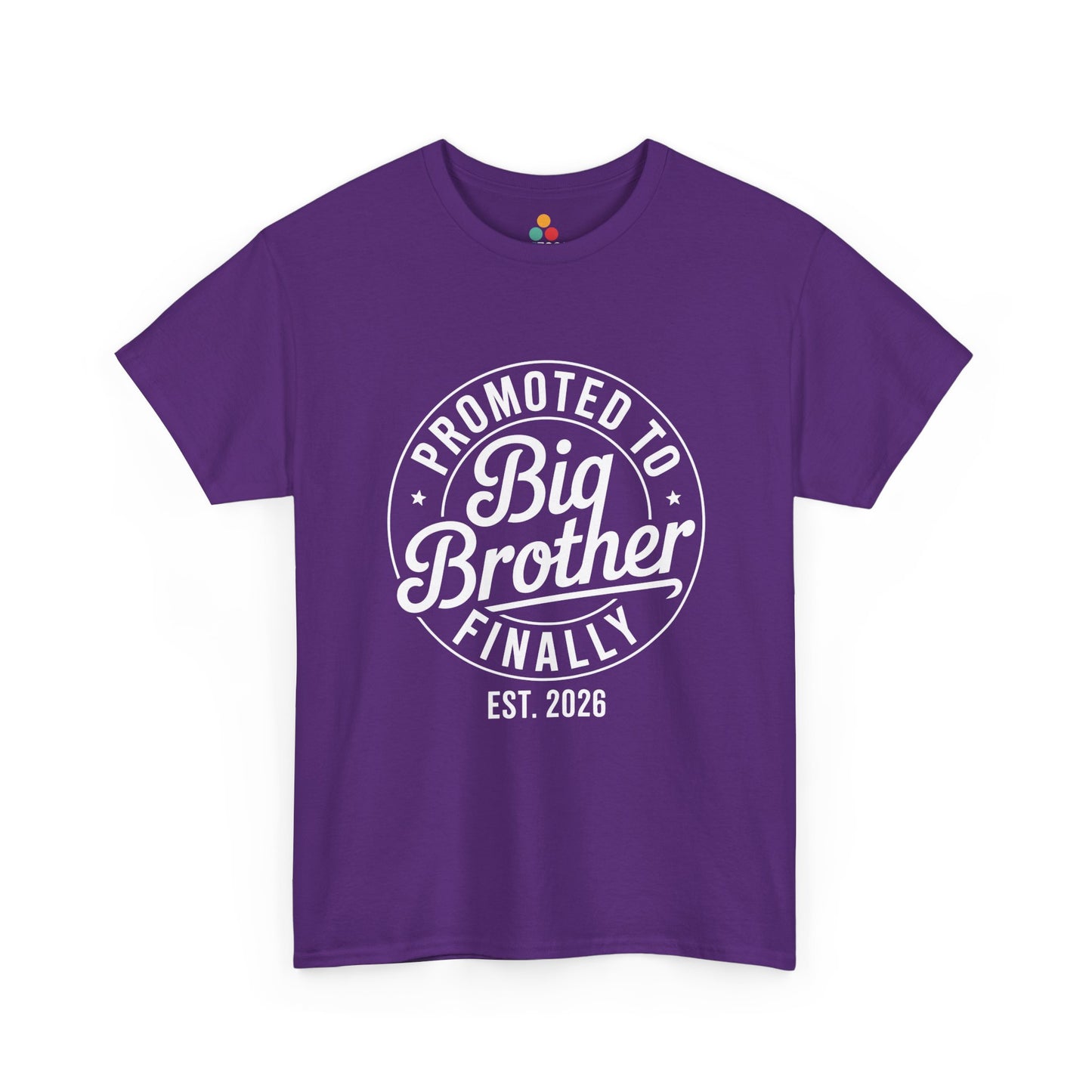 Promoted to Big Brother Finally Est. 2026 T-Shirt – Funny Big Bro Tee | TEEZOCA 