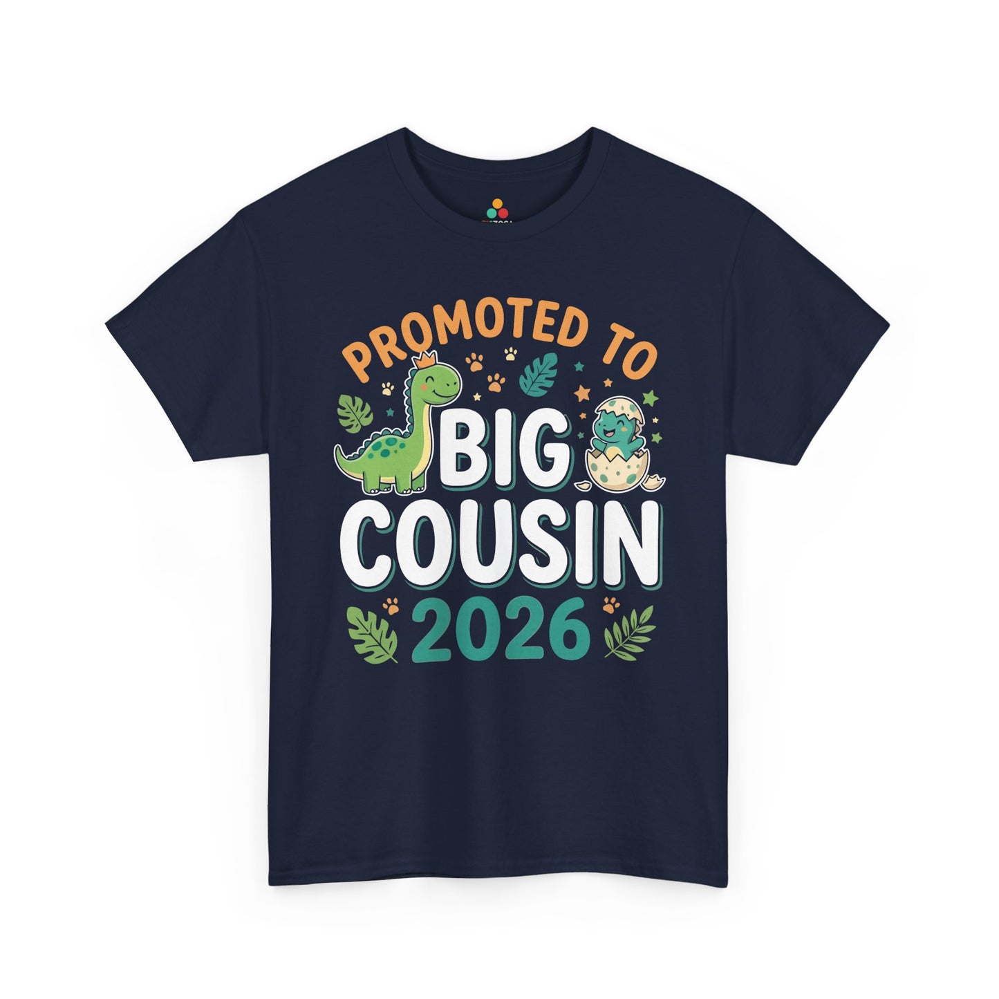 Promoted to Big Cousin 2026 Funny Family Announcement Unisex T-shirt | TEEZOCA 
