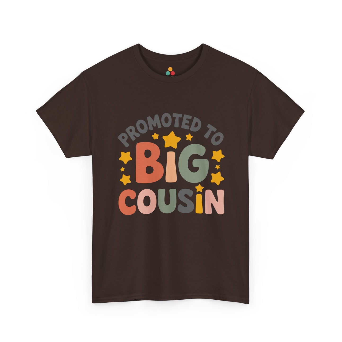 Promoted to Big Cousin Graphic T-Shirt – Cute Retro Tee for New Big Cousins and Family Announcements | TEEZOCA 