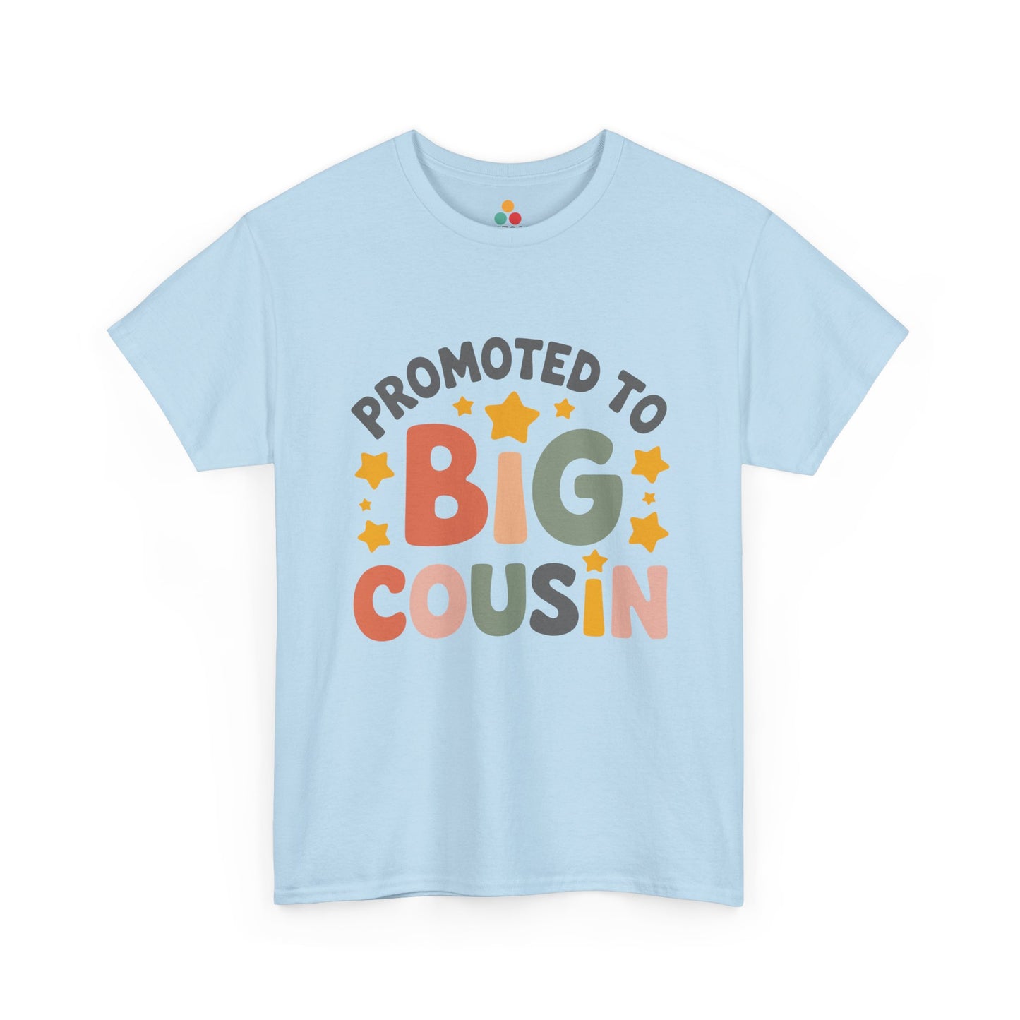Promoted to Big Cousin Graphic T-Shirt – Cute Retro Tee for New Big Cousins and Family Announcements | TEEZOCA 