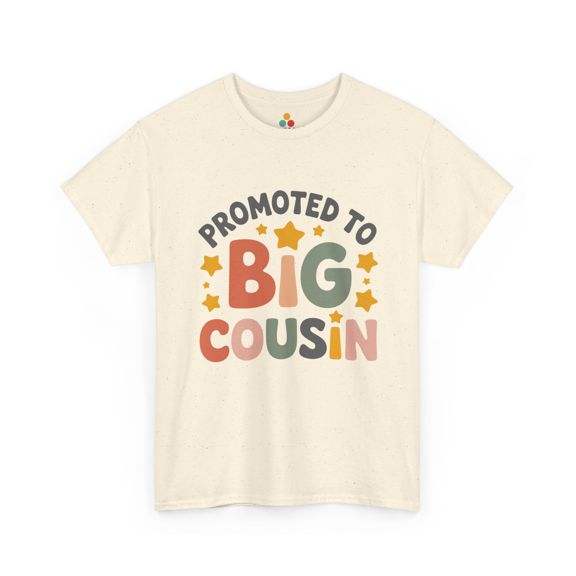 Promoted to Big Cousin Graphic T-Shirt – Cute Retro Tee for New Big Cousins and Family Announcements | TEEZOCA 