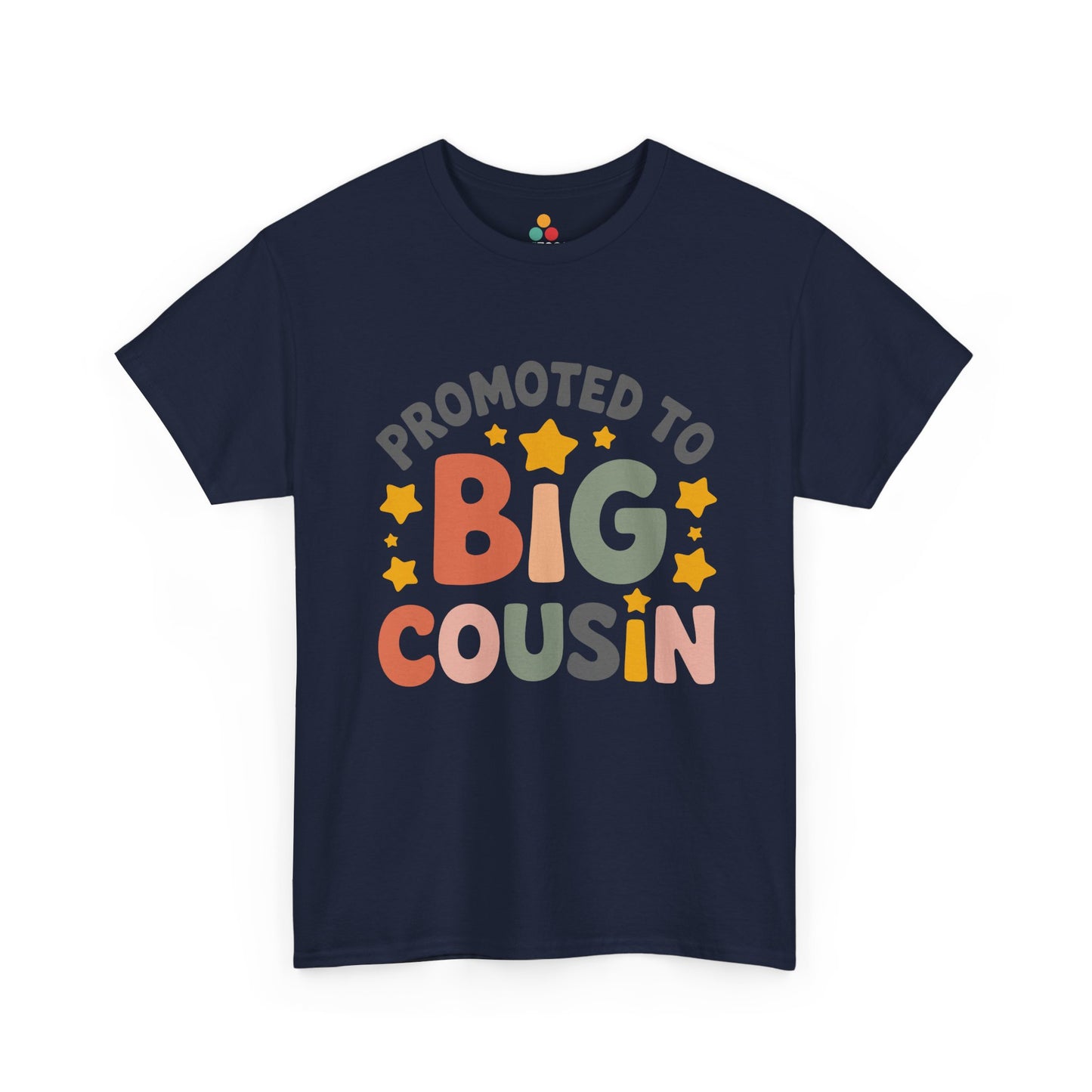 Promoted to Big Cousin Graphic T-Shirt – Cute Retro Tee for New Big Cousins and Family Announcements | TEEZOCA 