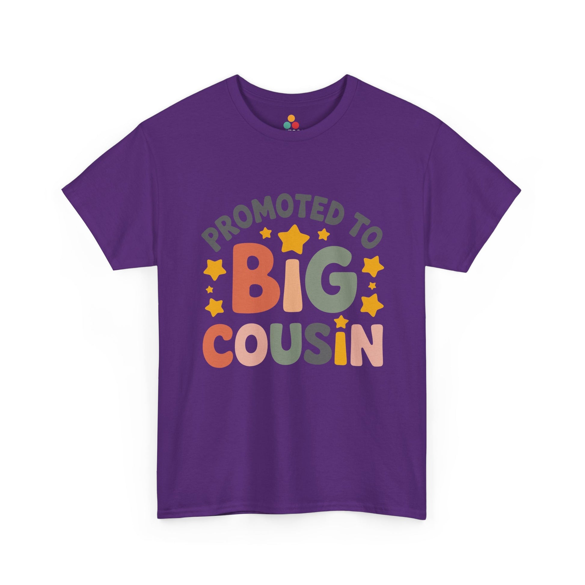 Promoted to Big Cousin Graphic T-Shirt – Cute Retro Tee for New Big Cousins and Family Announcements | TEEZOCA 