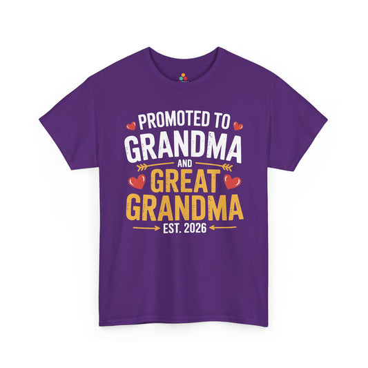 Promoted to Grandma Women's T-shirt Mother's Day Gift New Grandma | TEEZOCA 